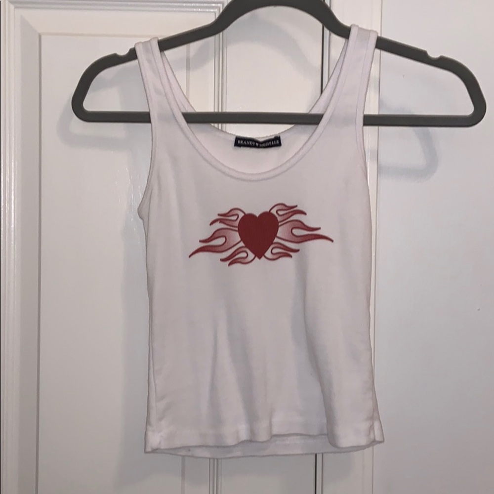 BRANDY MELVILLE HEART TANK